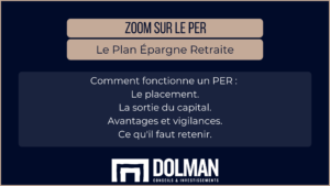 Zoom sur le PER (ou Plan Épargne Retraite) Sommaire de l'article : Comment fonctionne un PER : Le placement. La sortie du capital. Avantages et vigilances. Ce qu'il faut retenir.